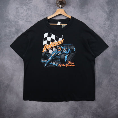 00s Black Indiana Home Of The Greatest Racing Shirt 7238
