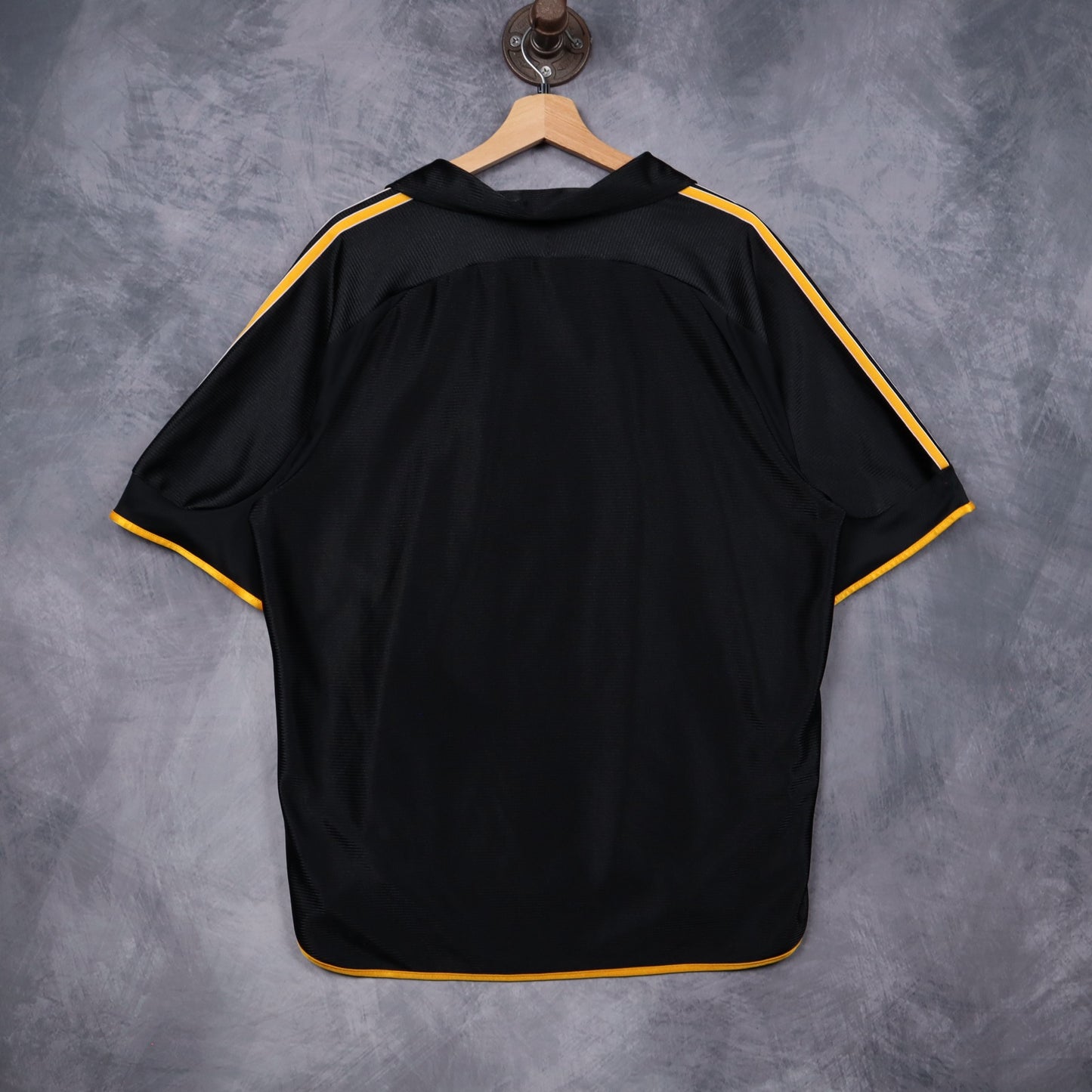 1999 Black Real Madrid Adidas Teka Away Jersey 5147