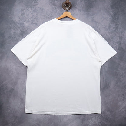 90s White Dallas Mavericks Logo Athletic Shirt 5600