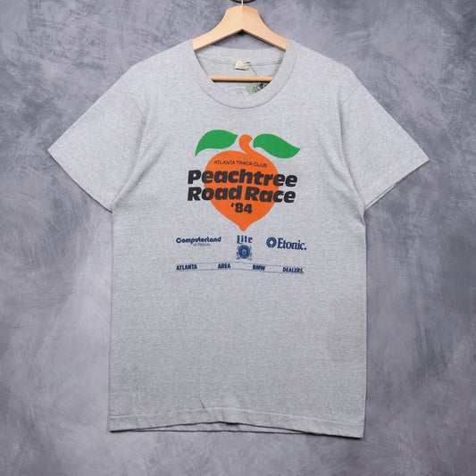1984 Grey Peachtree Road Race Atlanta BMW Shirt 5574