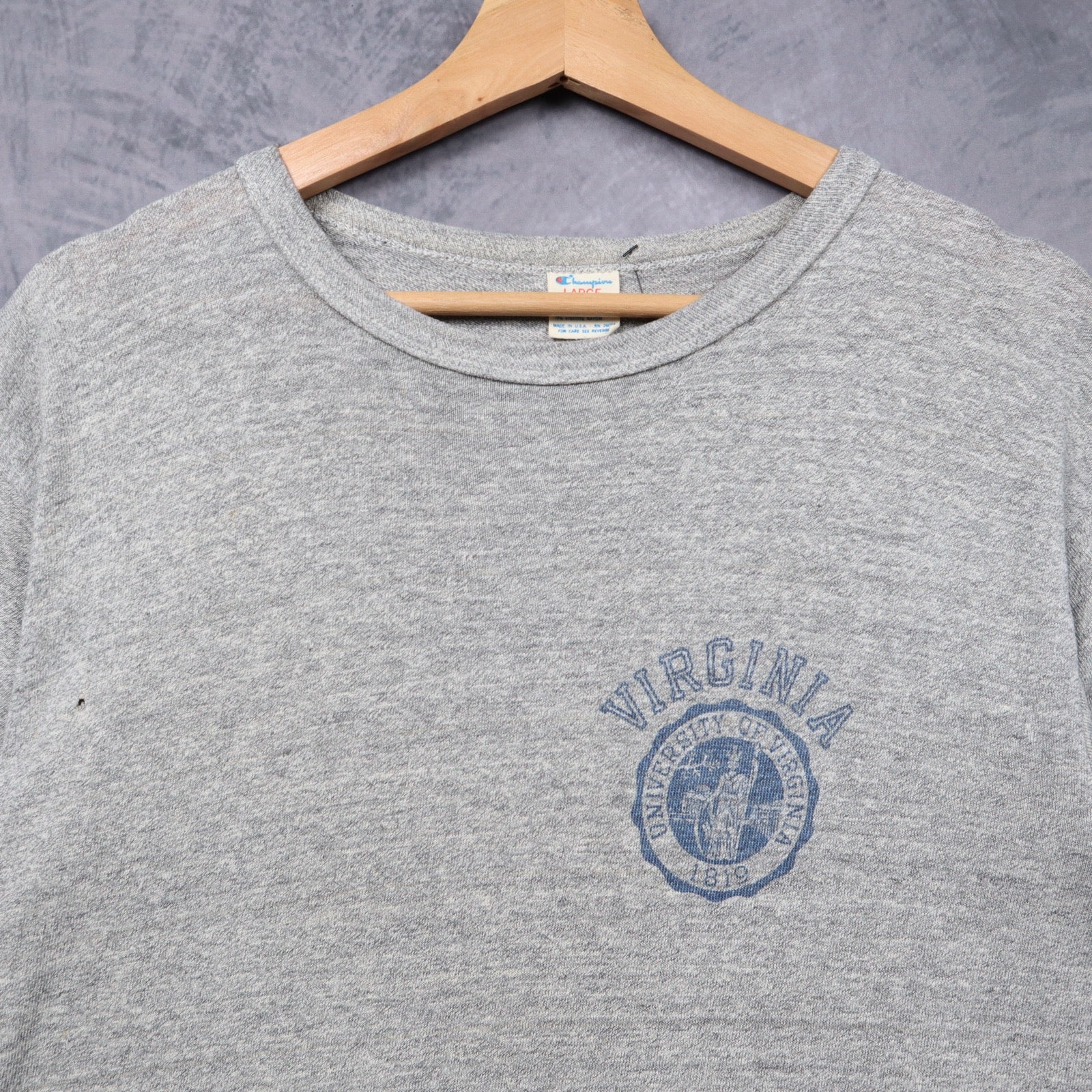 90s Heather Grey University of Virginia Champion Shirt 5572
