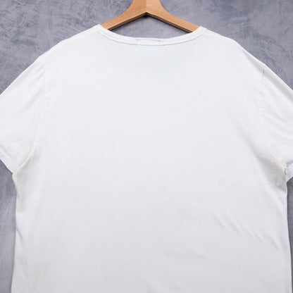 Y2K White Polo Ralph Lauren Surf Bear Shirt 5544