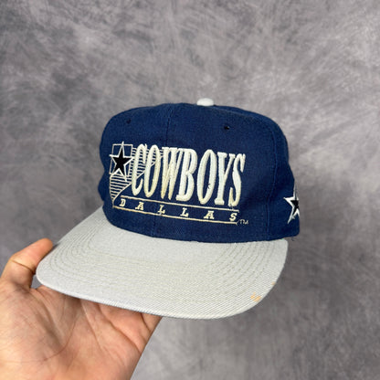 90s Navy Blue Dallas Cowboys Snapback Hat 6863