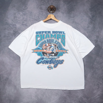 1994 White Dallas Cowboys Super Bowl Champs Shirt 6686