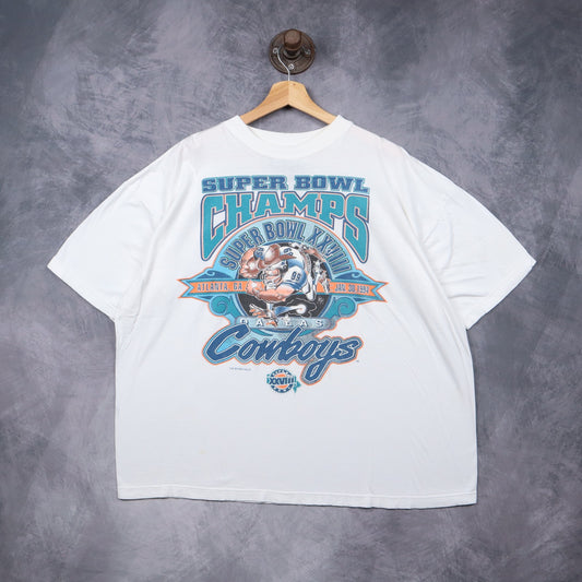 1994 White Dallas Cowboys Super Bowl Champs Shirt 6686