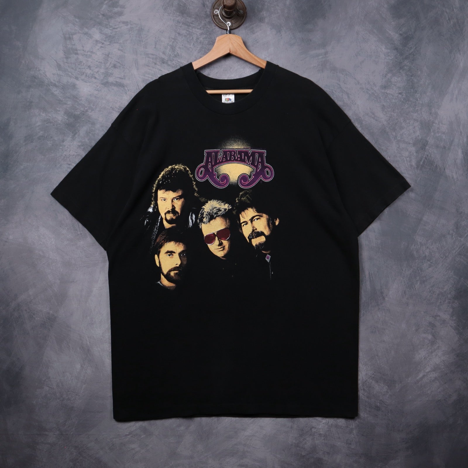 90s Black Alabama Band Shirt 5372