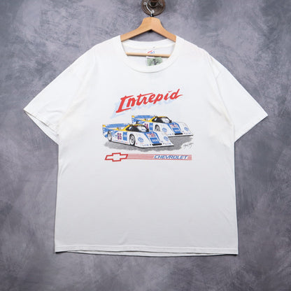 90s White Intrepid Chevrolet Racing Shirt 7285