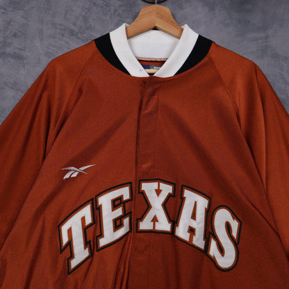 90s Burnt Orange Texas Longhorns Reebok Jacket 5940
