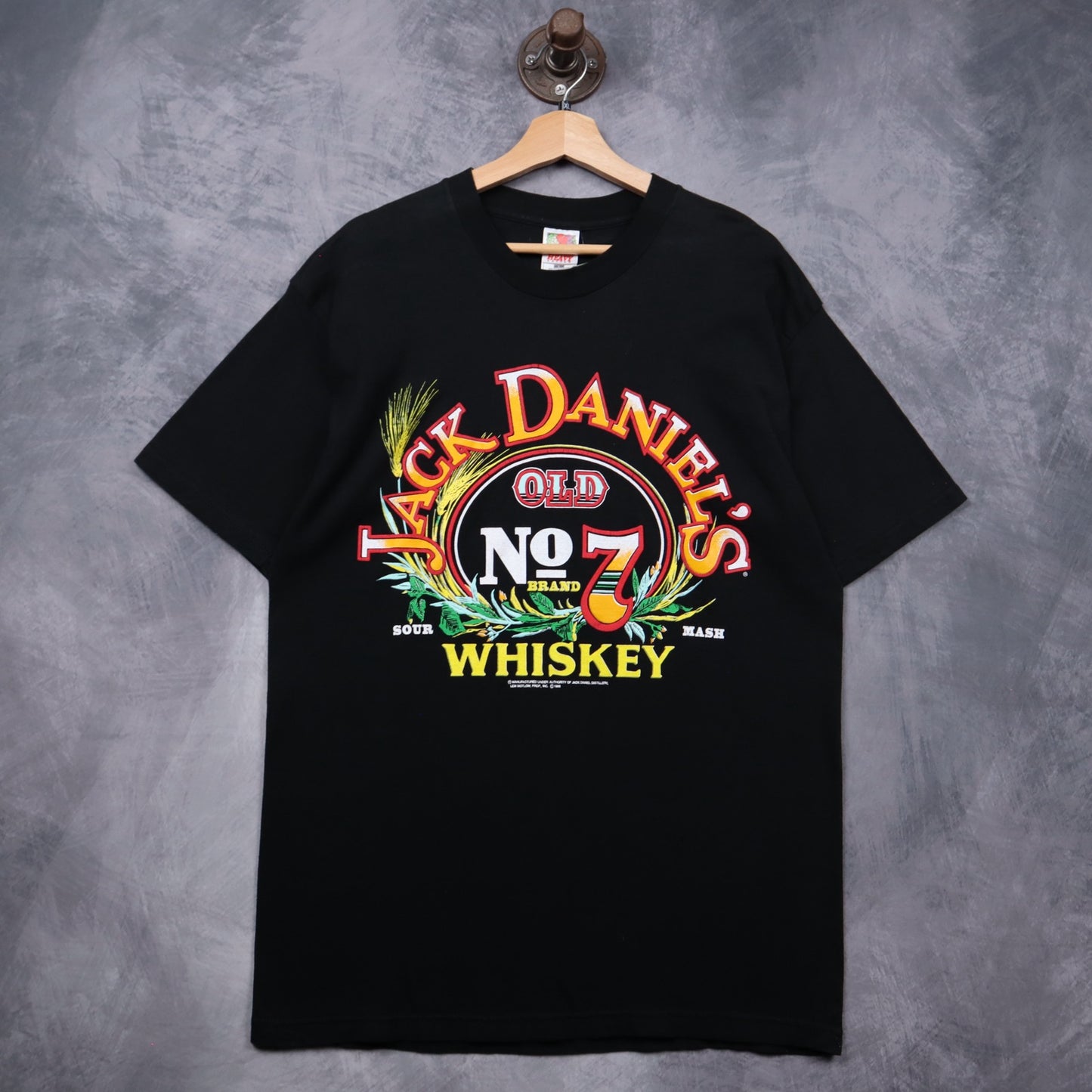 1996 Black Jack Daniel's Old No. 7 Whiskey Shirt 5502