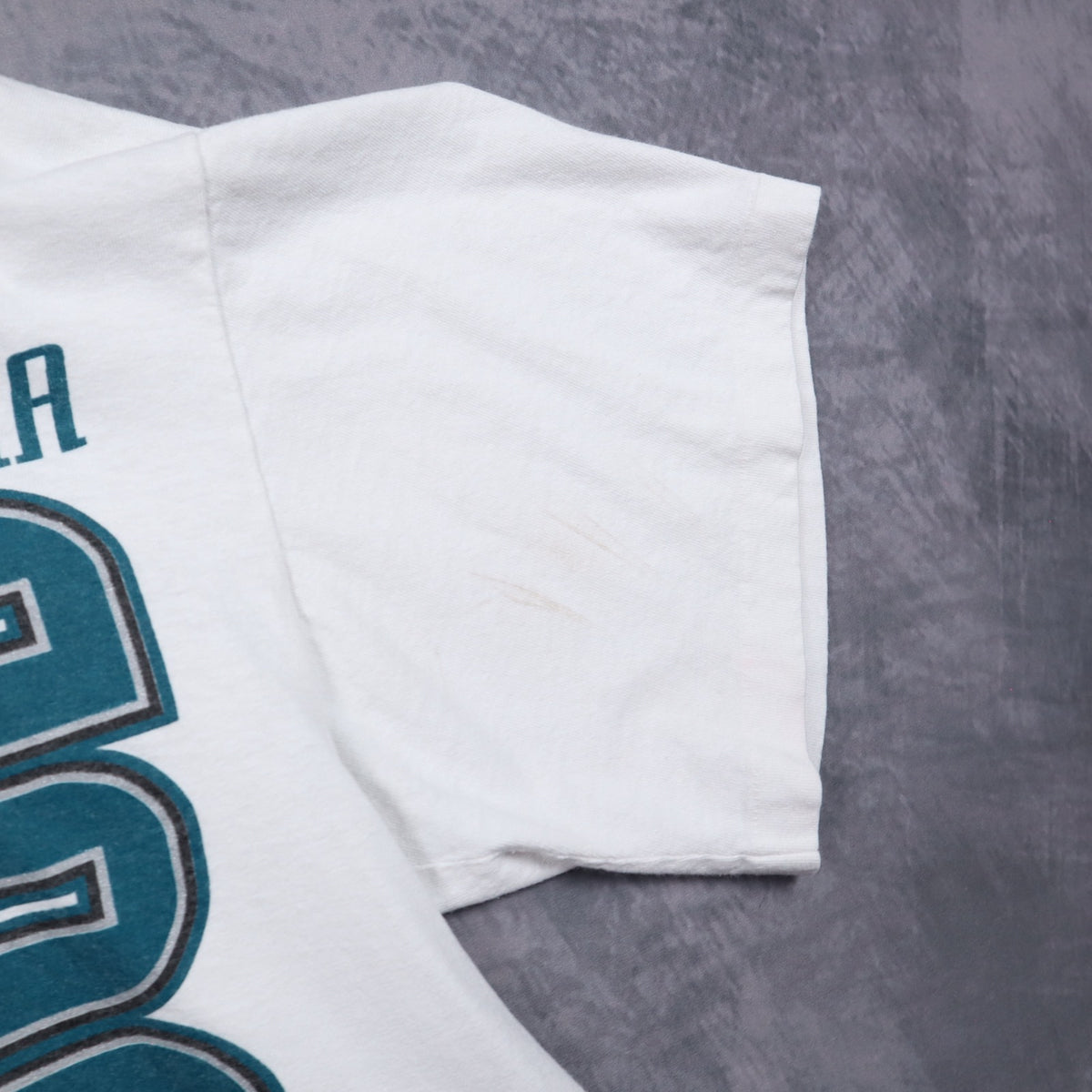 1997 White Philadelphia Eagles Riddell Helmet Shirt 6646