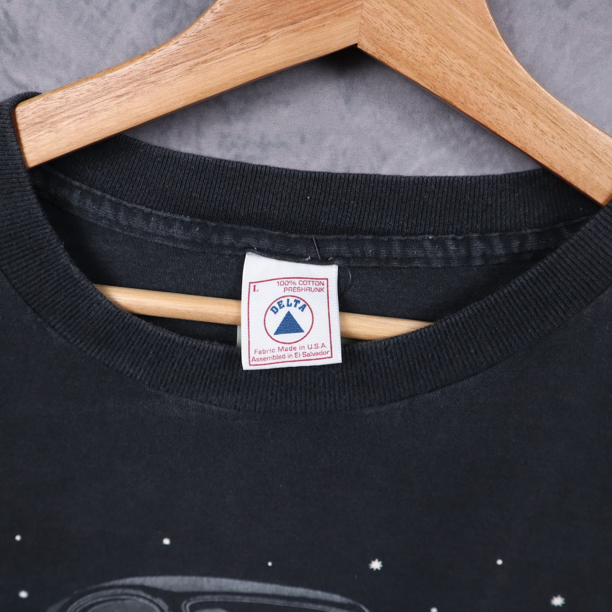 00s Black Vintage Speed Shootin' For The Moon Shirt 7244
