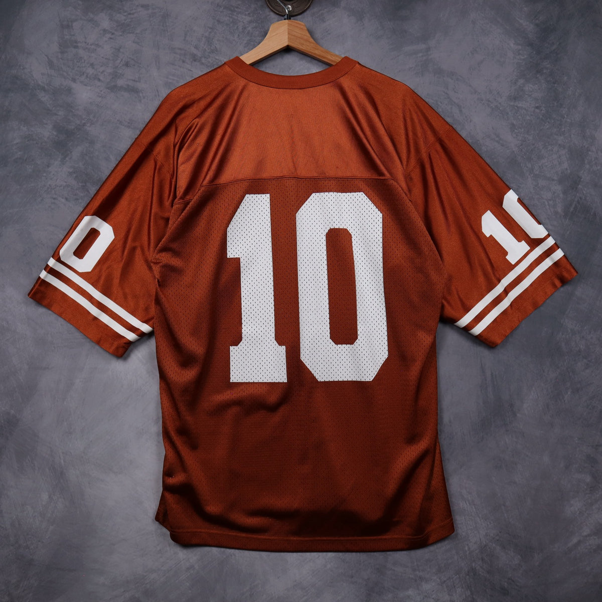 00s Orange Texas Longhorns #10 Rose Bowl National Championship Signed Nike Jersey 5887