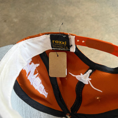 90s Black and Orange Texas Longhorns Hook 'Em Hat 5771