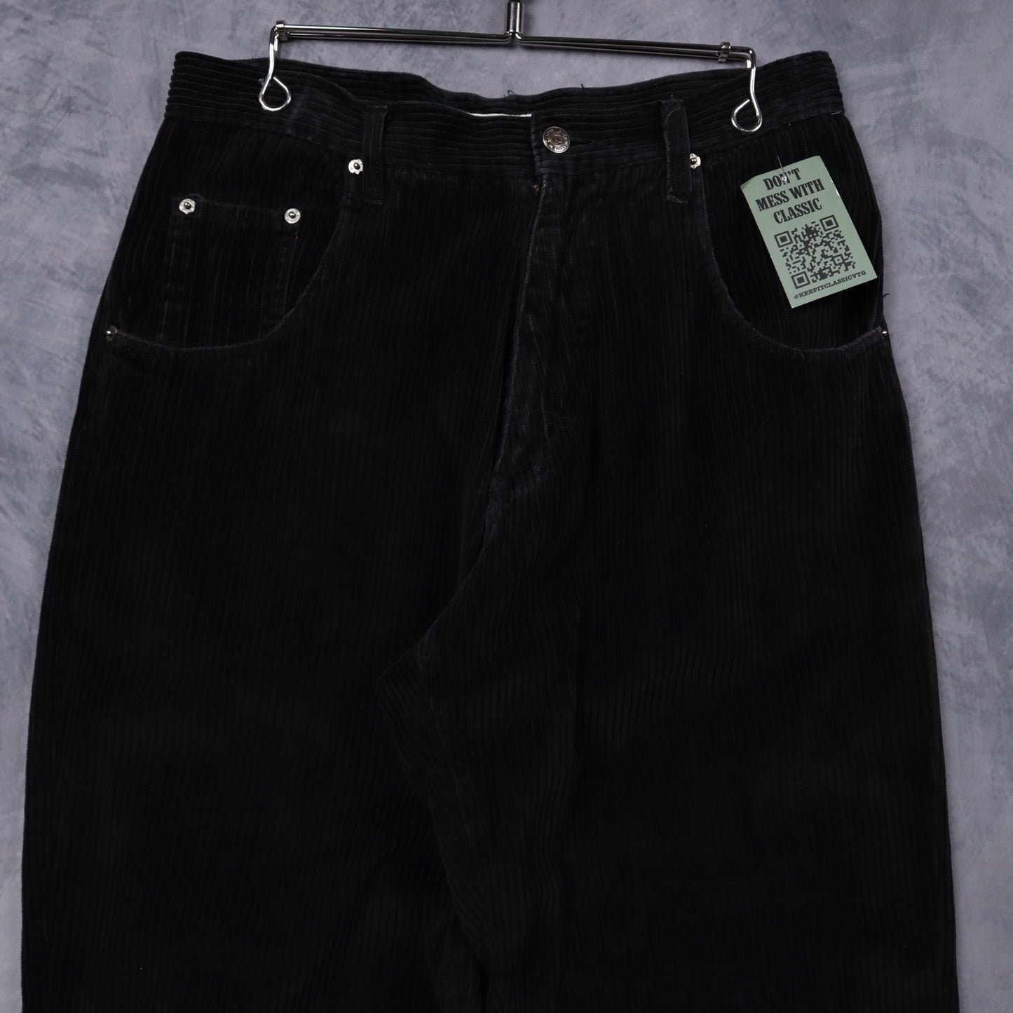 90s Black Canyon River Blues Loose Corduroy Pants 5272