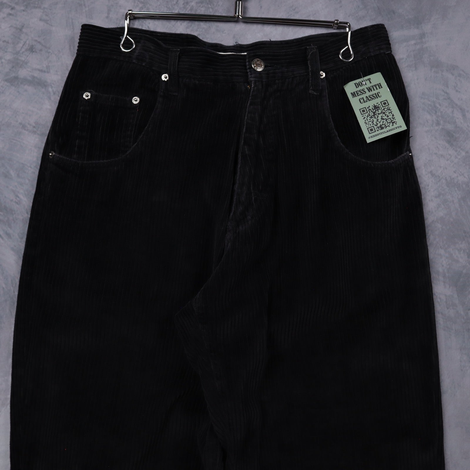 90s Black Canyon River Blues Loose Corduroy Pants 5272