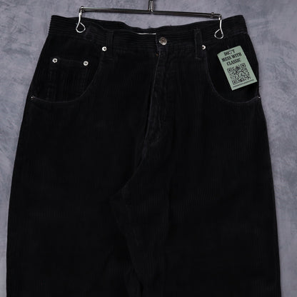 90s Black Canyon River Blues Loose Corduroy Pants 5272