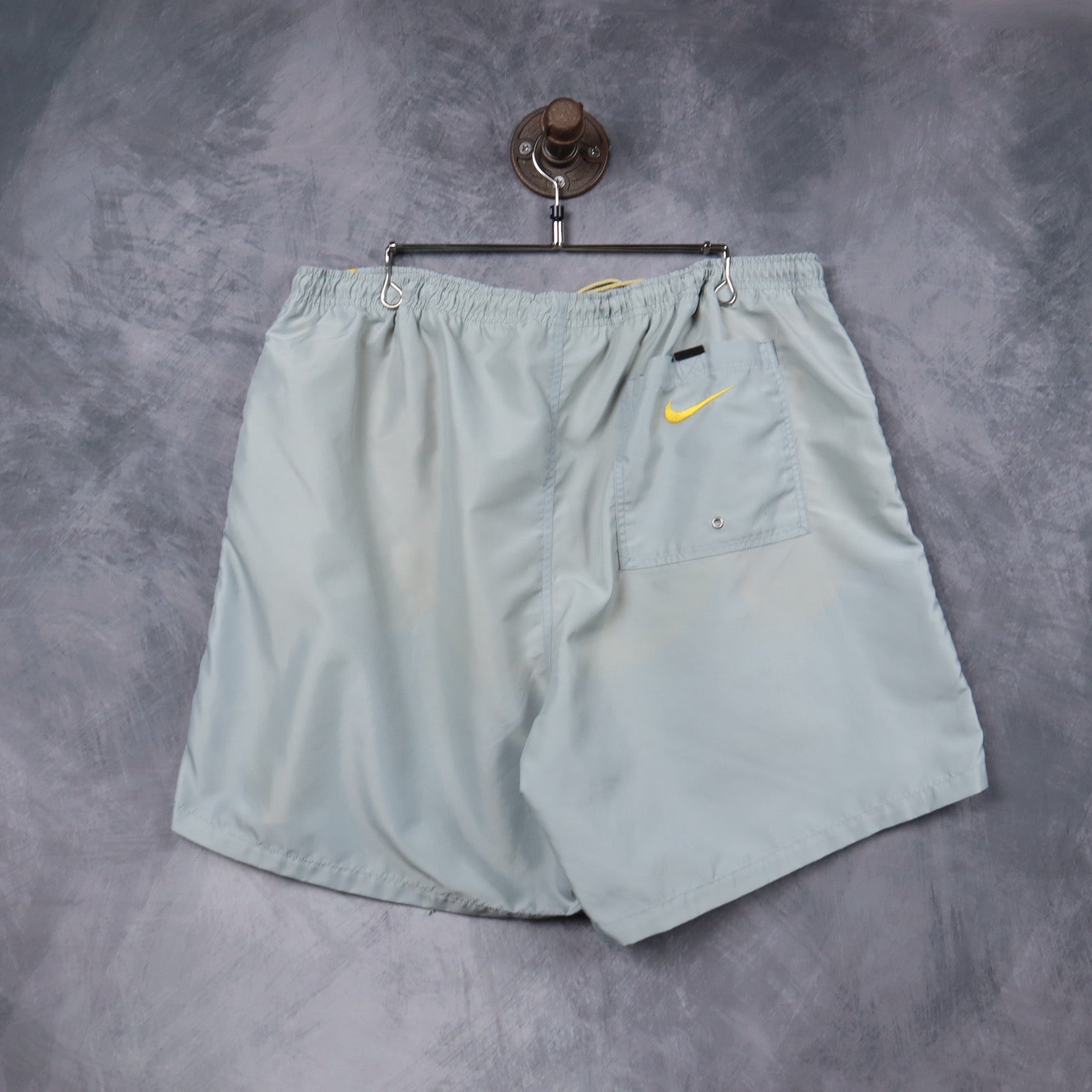 Early 2000s Light Blue Nike Swim Shorts 5197