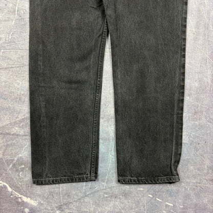 90s Black Levi's 505 Denim Jeans 35x29 0810