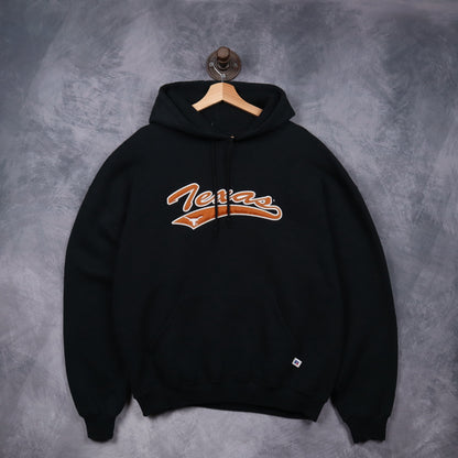 00s Black Texas Longhorns Russell Athletic Hoodie 5627