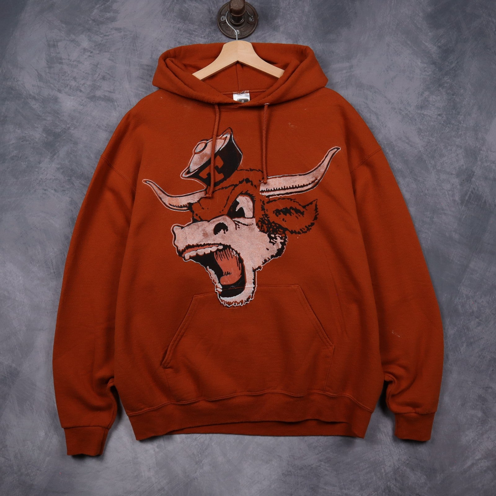 00s Burnt Orange Texas Longhorns Hoodie 5678