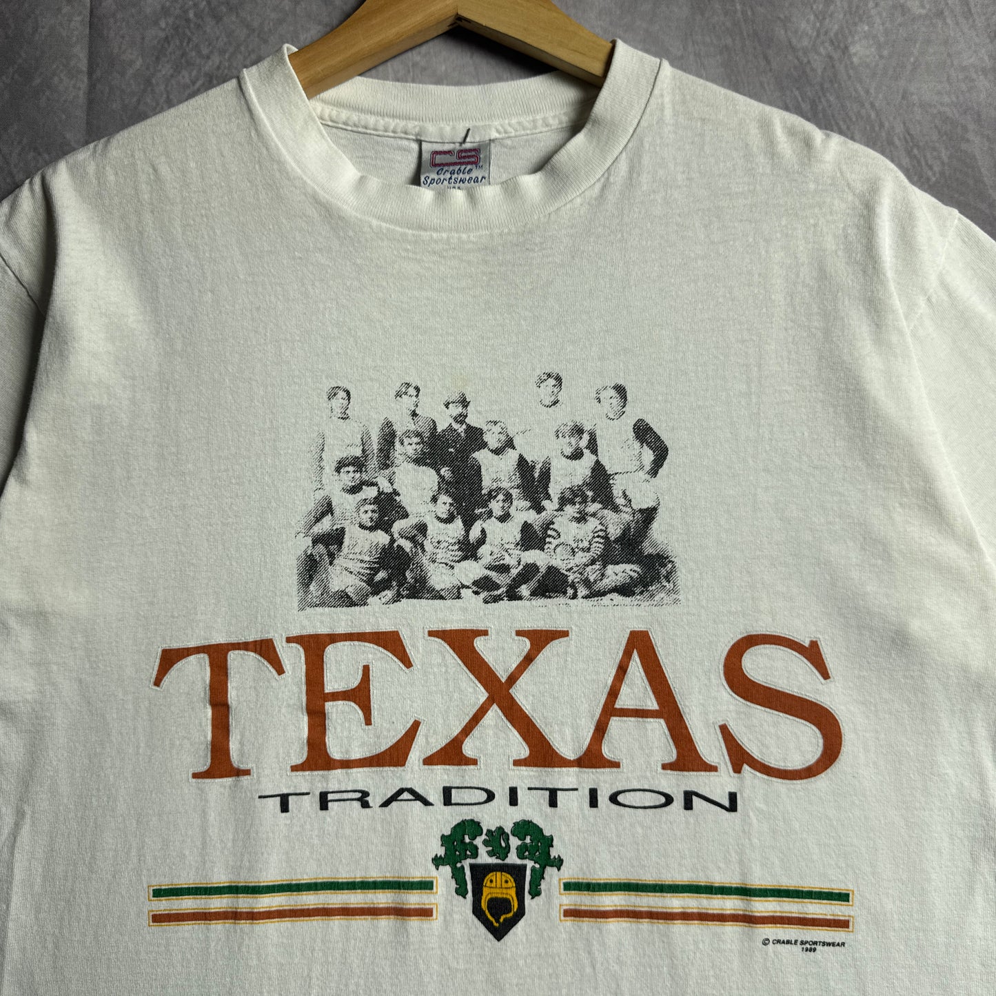 90s White Texas Longhorns Tradition Shirt 4508