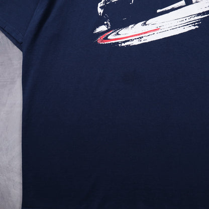 00s Navy Blue BMW Performance Driving School Shirt 7299