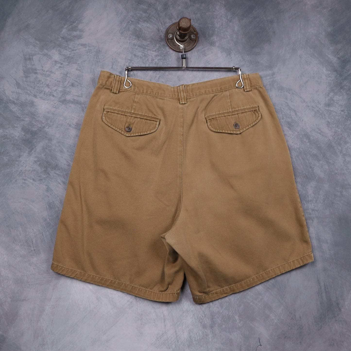 90s Tan Gap Pleated Chino Shorts 5179