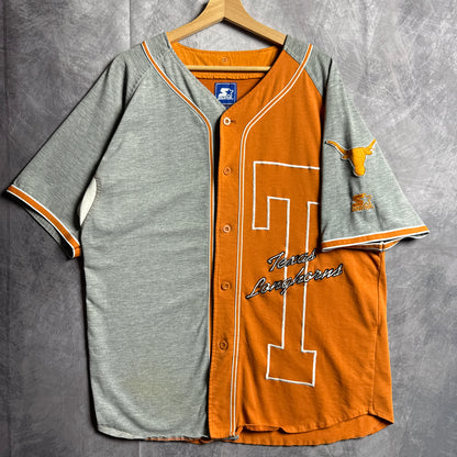90s Texas Longhorns Starter Baseball Jersey 4526