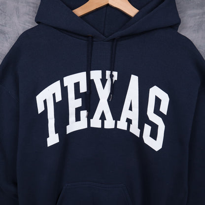 90s Navy Blue Texas Hoodie 5660
