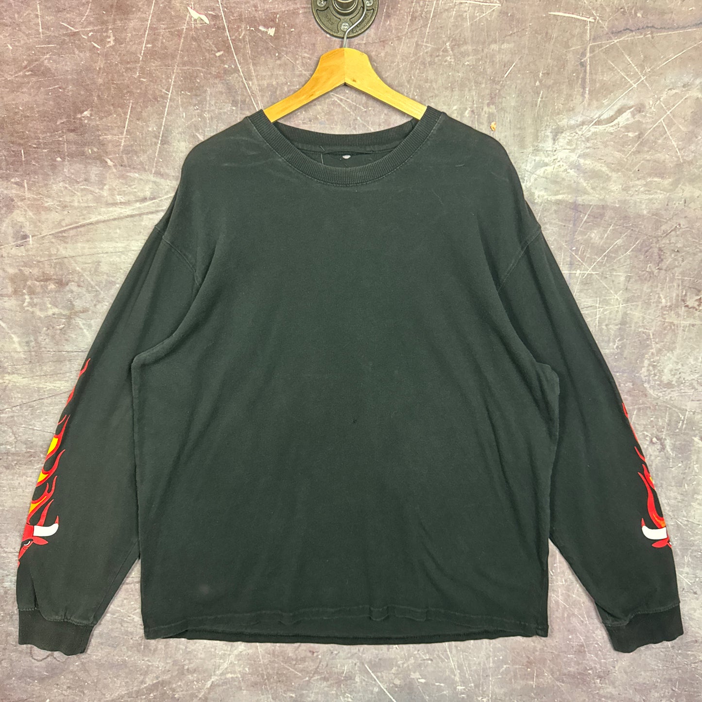 00s Black Chicago Bulls Longsleeve Shirt 3389