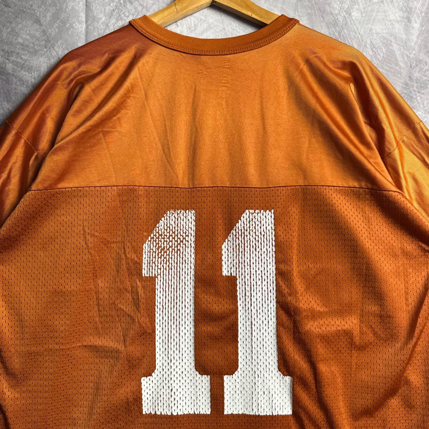 00s Orange Texas Longhorns Nike #11 Football Jersey 4613