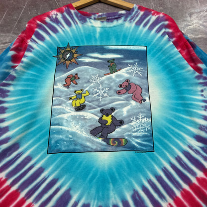 00s Tie Dye Grateful Dead Ski Shirt 3553