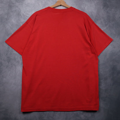 90s Red Blank Screen Stars Best Shirt 4651