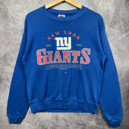 90s Blue New York Giants Crewneck Sweatshirt 4140