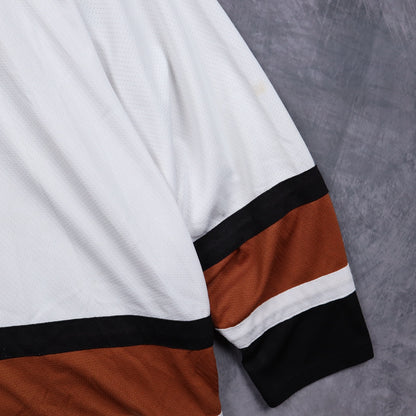 90s White University of Texas Hockey Jersey 5818