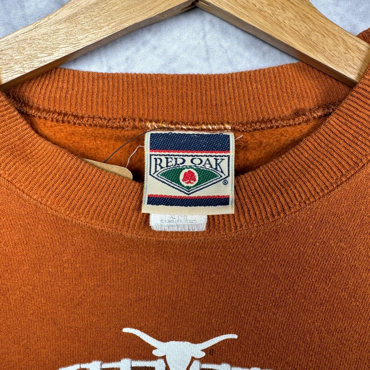 2006 Orange Rose Bowl Texas Longhorns Crewneck Sweatshirt 4370