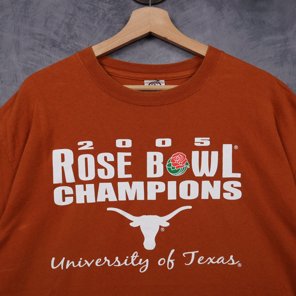 2005 Orange University Of Texas Rose Bowl Champions Shirt 5847