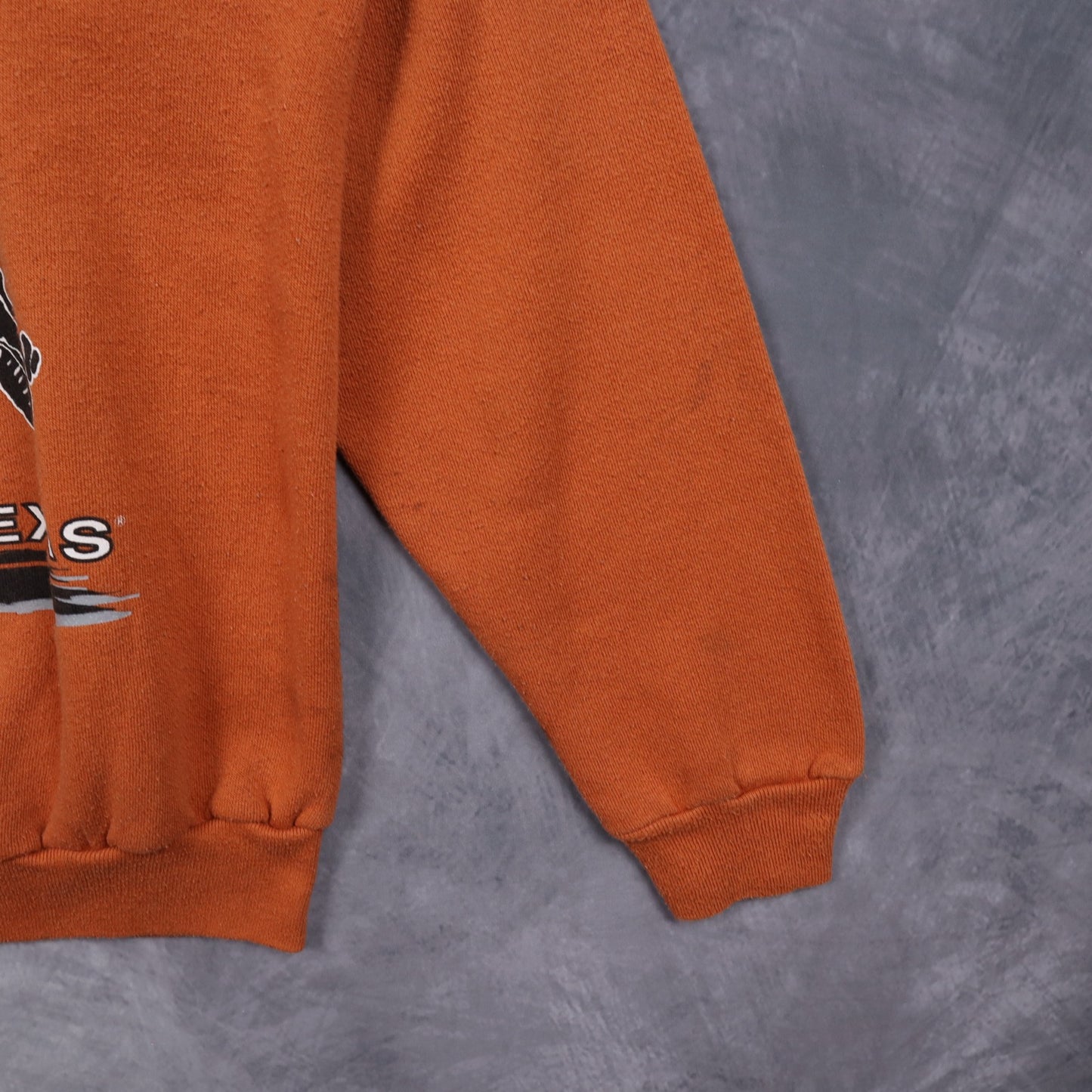 90s Orange University Of Texas Longhorns Crewneck Sweatshirt 5688