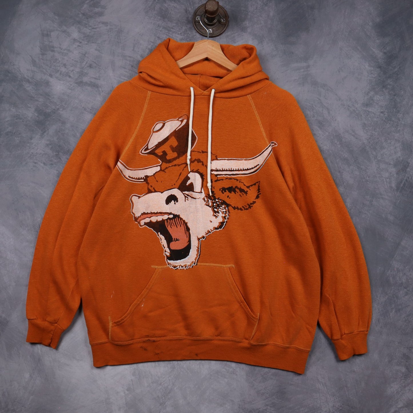 90s Orange Texas Longhorns Hoodie 5681