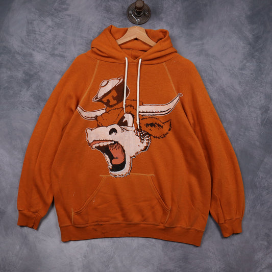 90s Orange Texas Longhorns Hoodie 5681