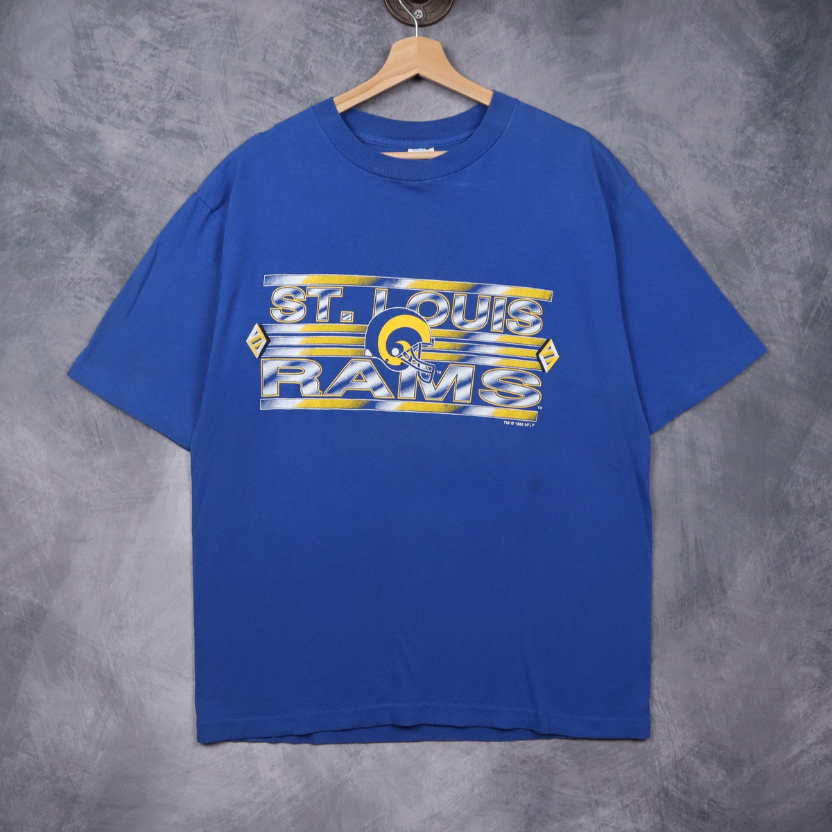 1995 Blue St. Louis Rams Shirt 6578