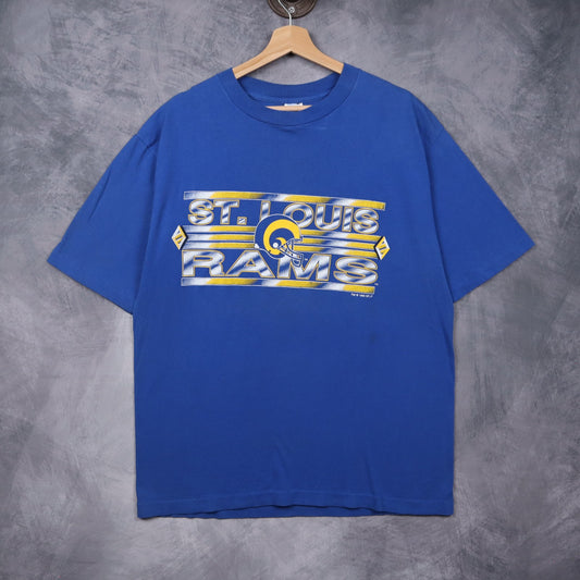 1995 Blue St. Louis Rams Shirt 6578