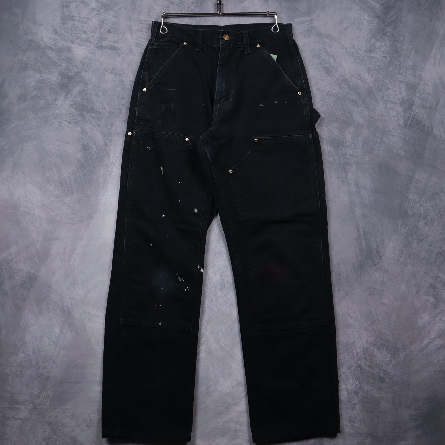 00s Black Carhartt Double Knee Carpenter Work Pants 5088