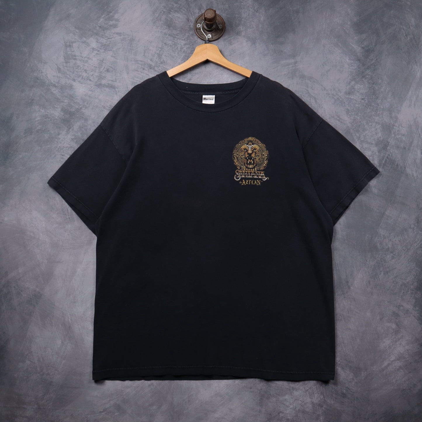 Early 2000s Black Santana de Aztlan Music From The Heart Shirt 5367