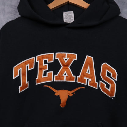 00s Black Texas Longhorns Hoodie 5628