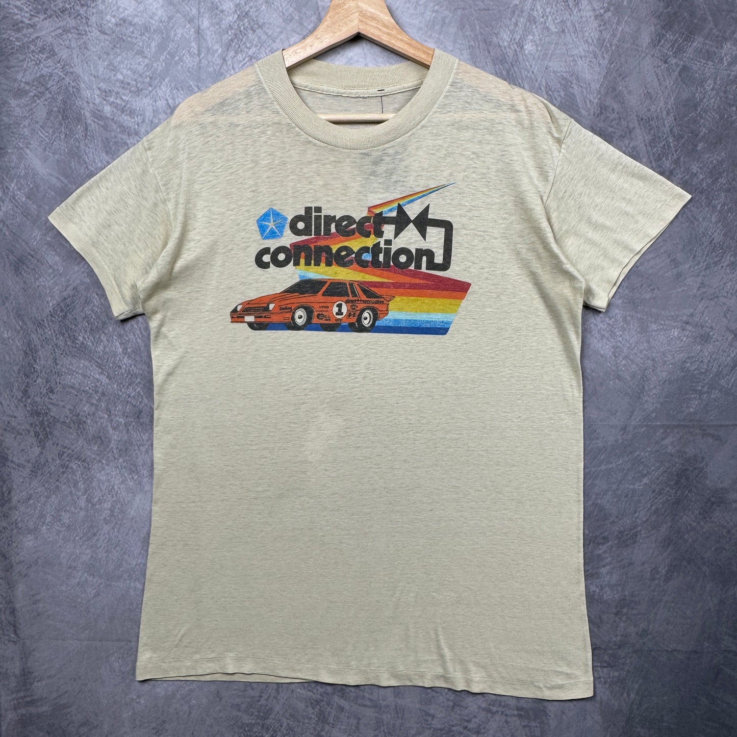80s Brown Mopar Direct Connection Shirt 3981