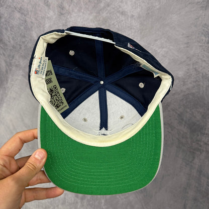 90s Navy Blue Dallas Cowboys The Game Snapback Hat 6851