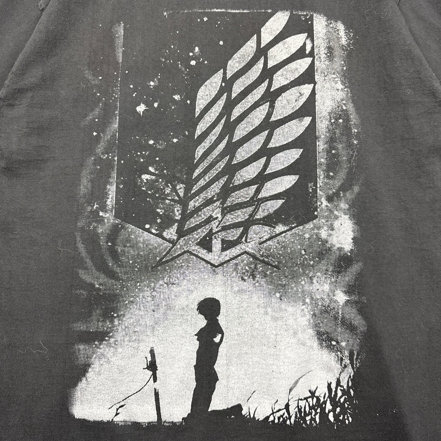 00s Black Attack On Titan Shirt 3586
