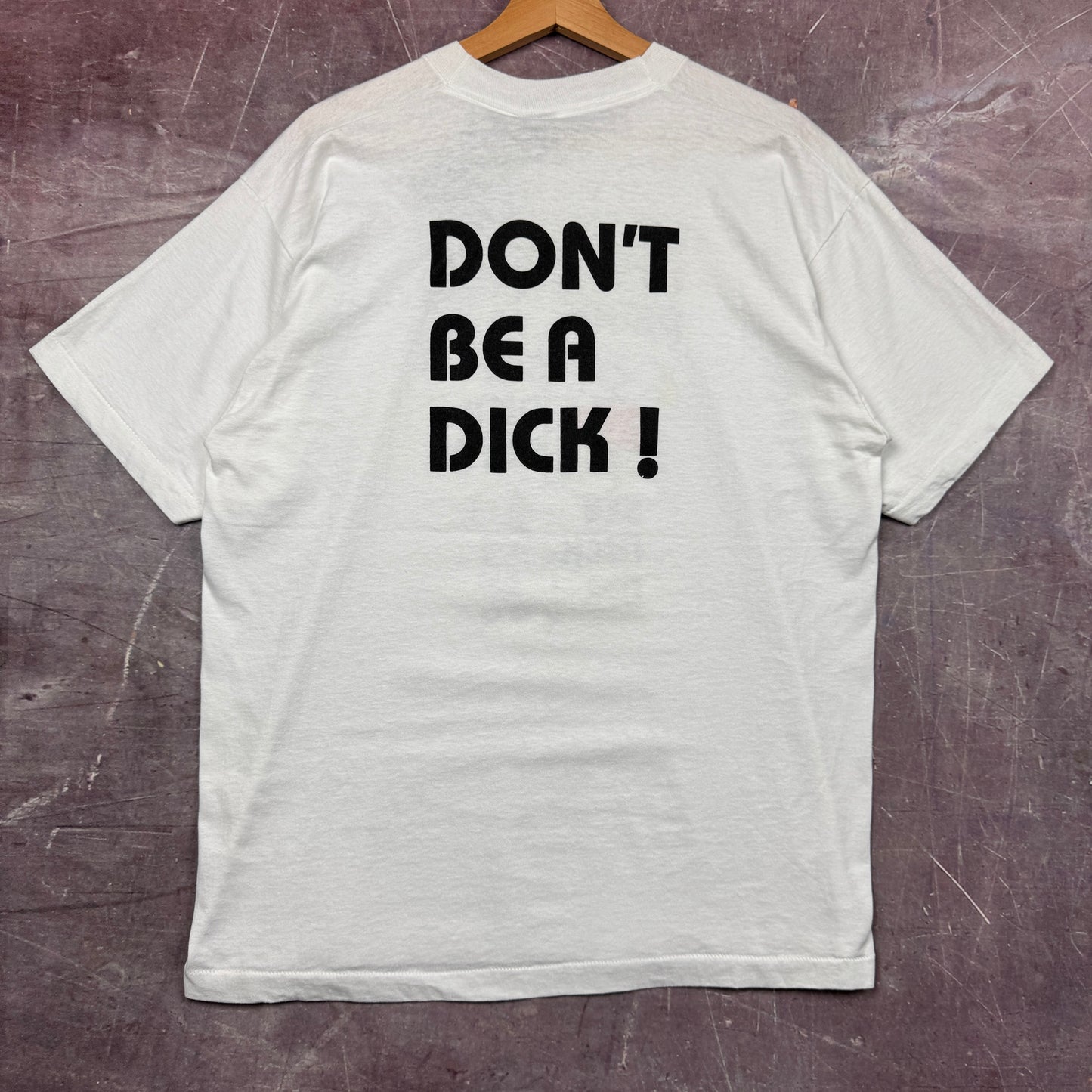 90s White Dick Drunk Driving Shirt 3633