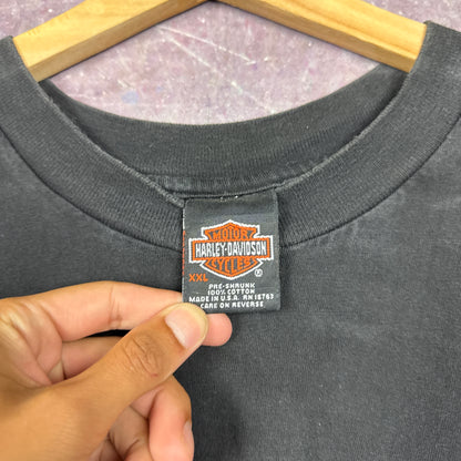 90s Black Harley Davidson Shirt 3185